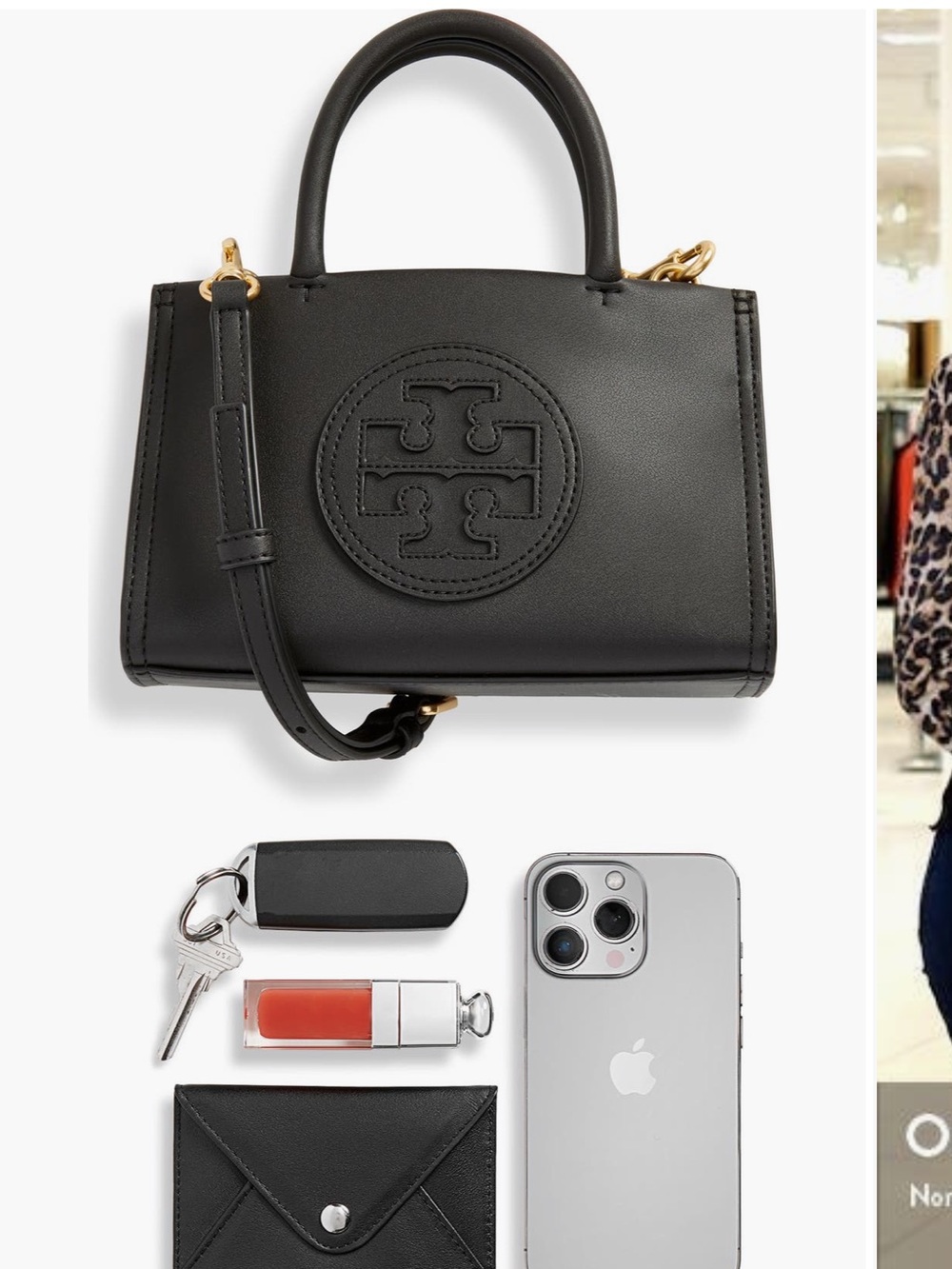 Tory Burch
Mini Ella Bio Tote & Robinson Pebble Leather case card wallet 🪪 - Picture 3 of 7